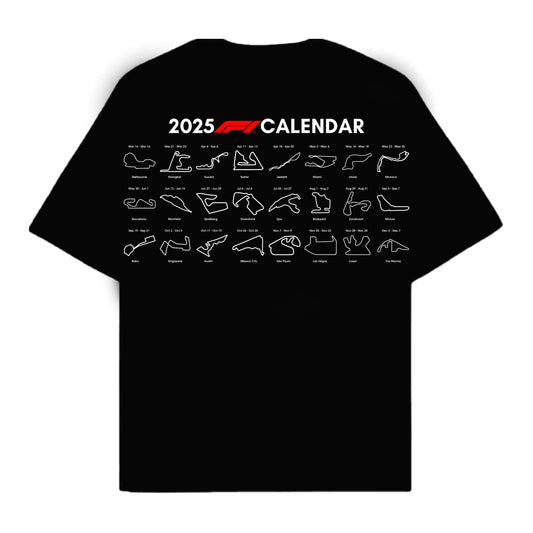 RULESS F1 2025 CALENDAR