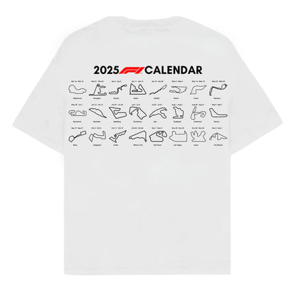RULESS F1 2025 CALENDAR